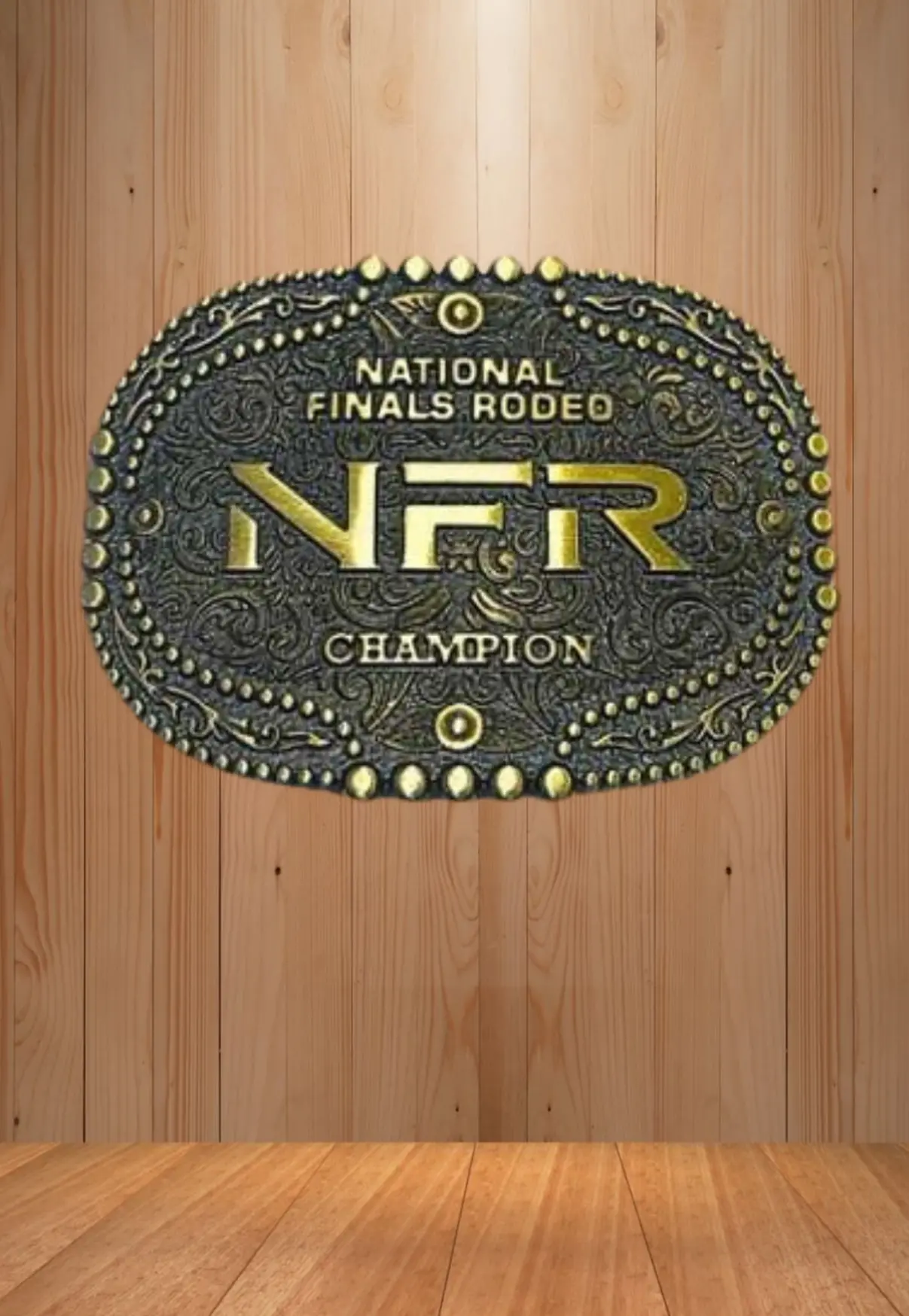 Fivela Ouro Envelhecido Country