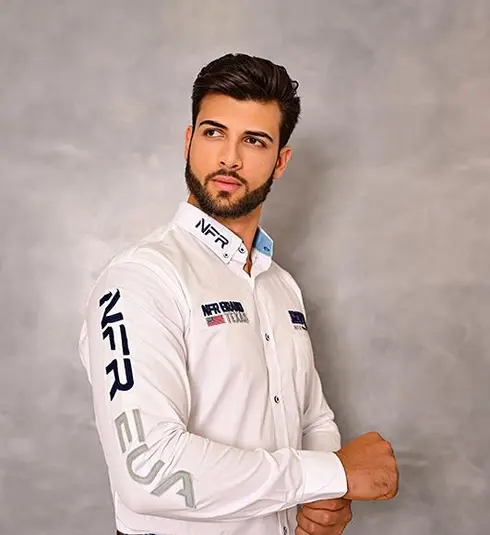 Camisa Bordada NFR Brand Texas – Branca