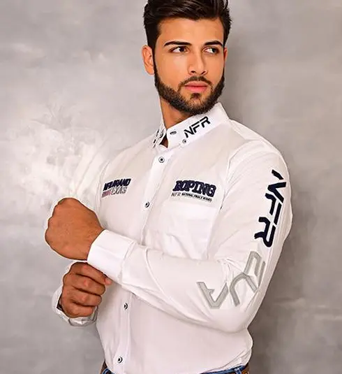 Camisa Bordada NFR Brand Texas – Branca