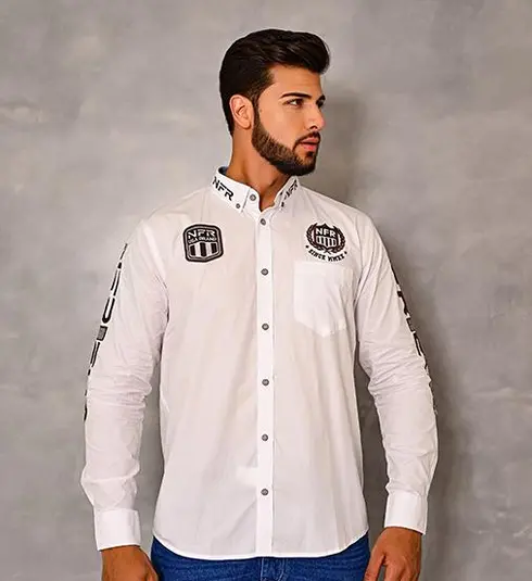 Camisa Masculina NFR Rodeo Classic – Branca