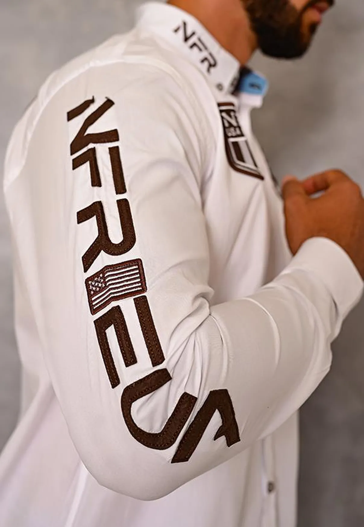Camisa Masculina NFR Rodeo Classic – Branca