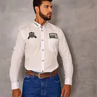 Camisa Masculina NFR USA – Branca - imagem 1