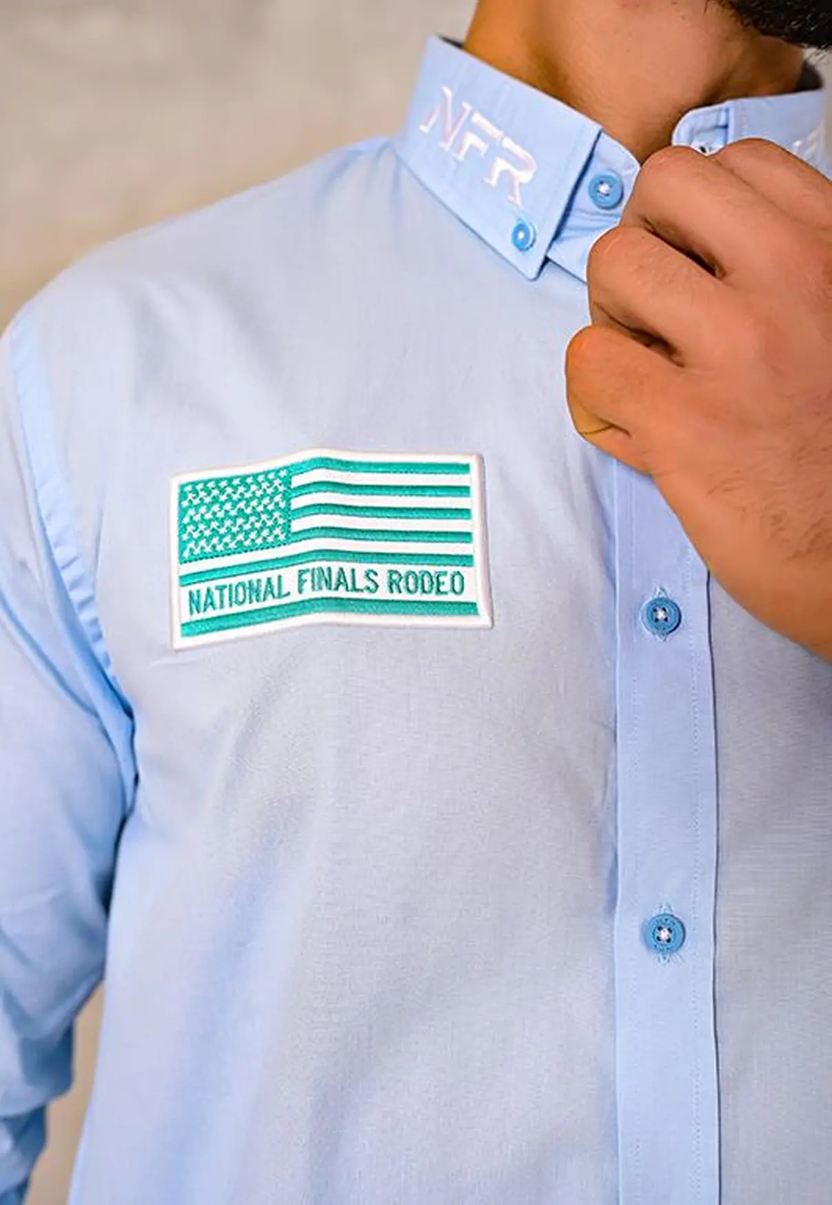 Camisa Masculina NFR USA Bull