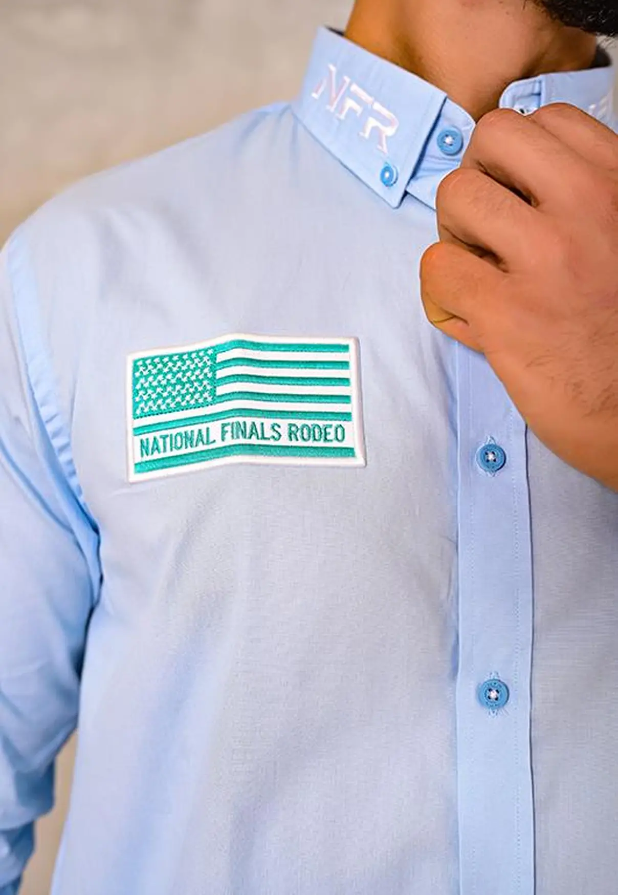 Camisa Masculina NFR USA Bull