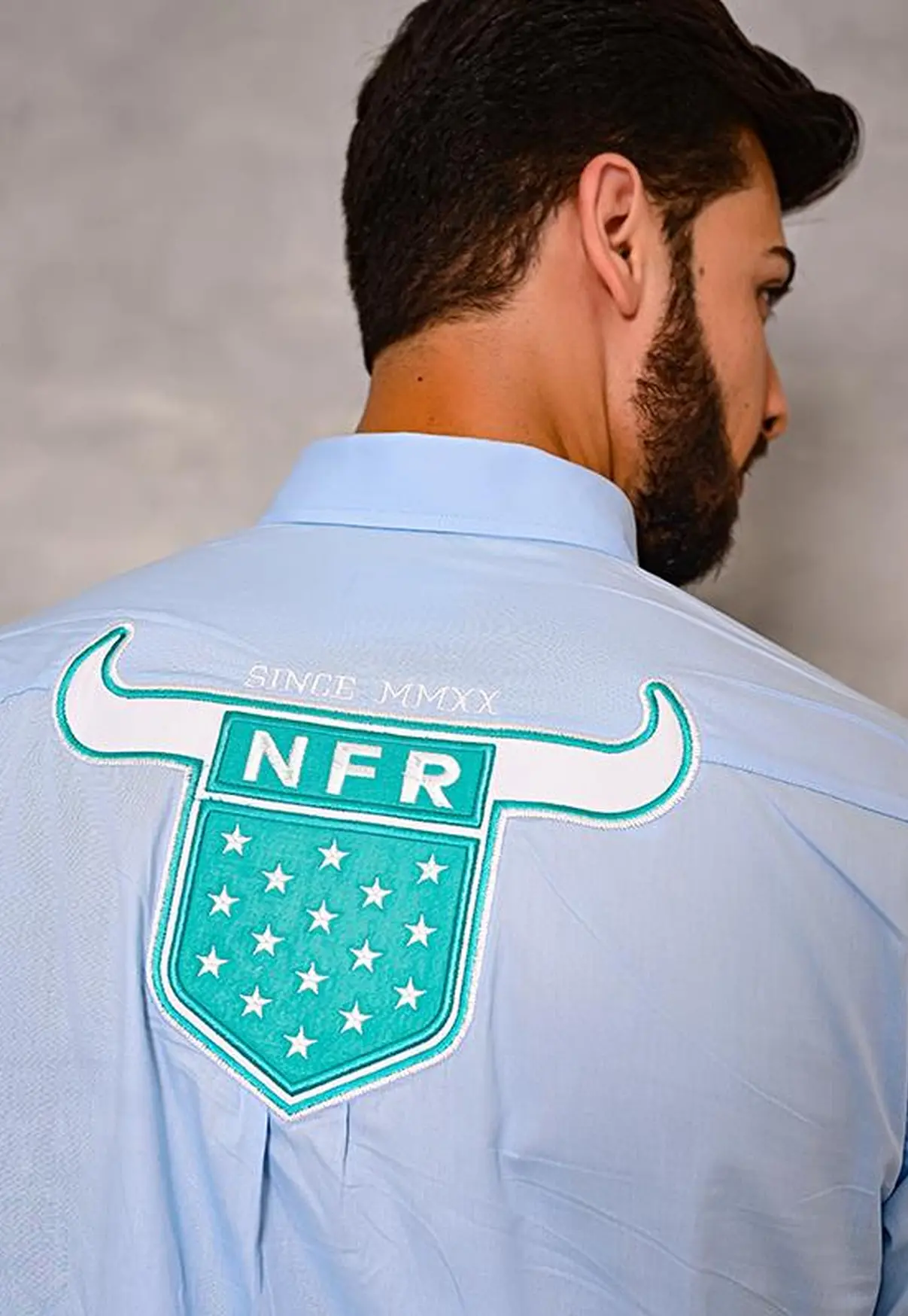 Camisa Masculina NFR USA Bull