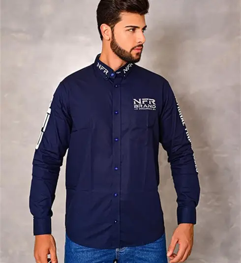 Camisa Masculina – Azul Marinho