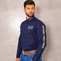 Camisa Masculina – Azul Marinho - imagem 2