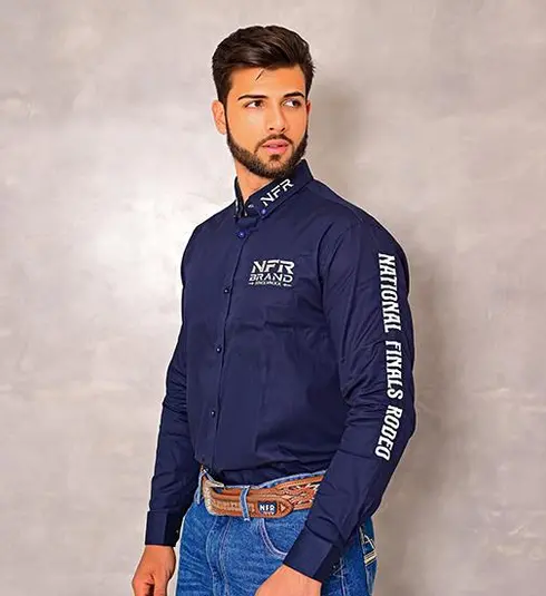 Camisa Masculina – Azul Marinho