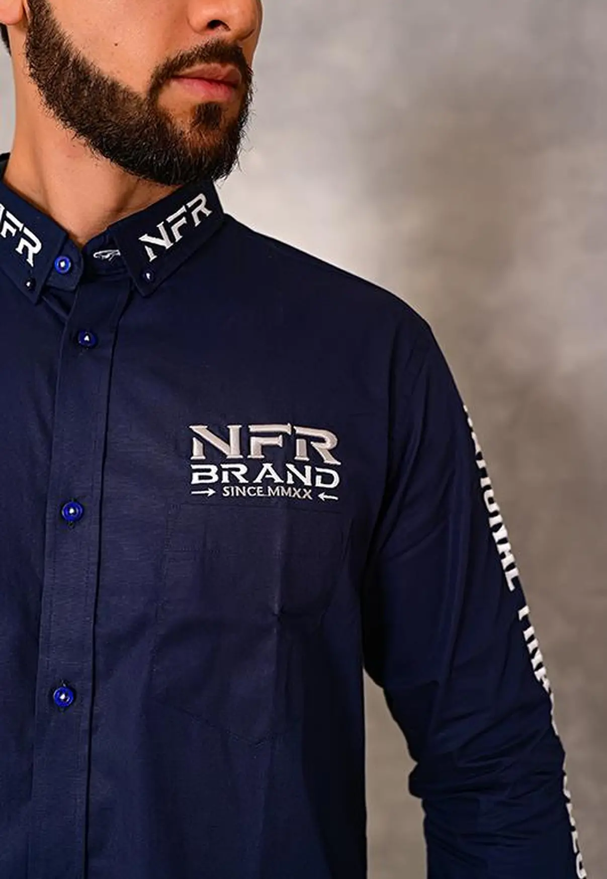 Camisa Masculina – Azul Marinho