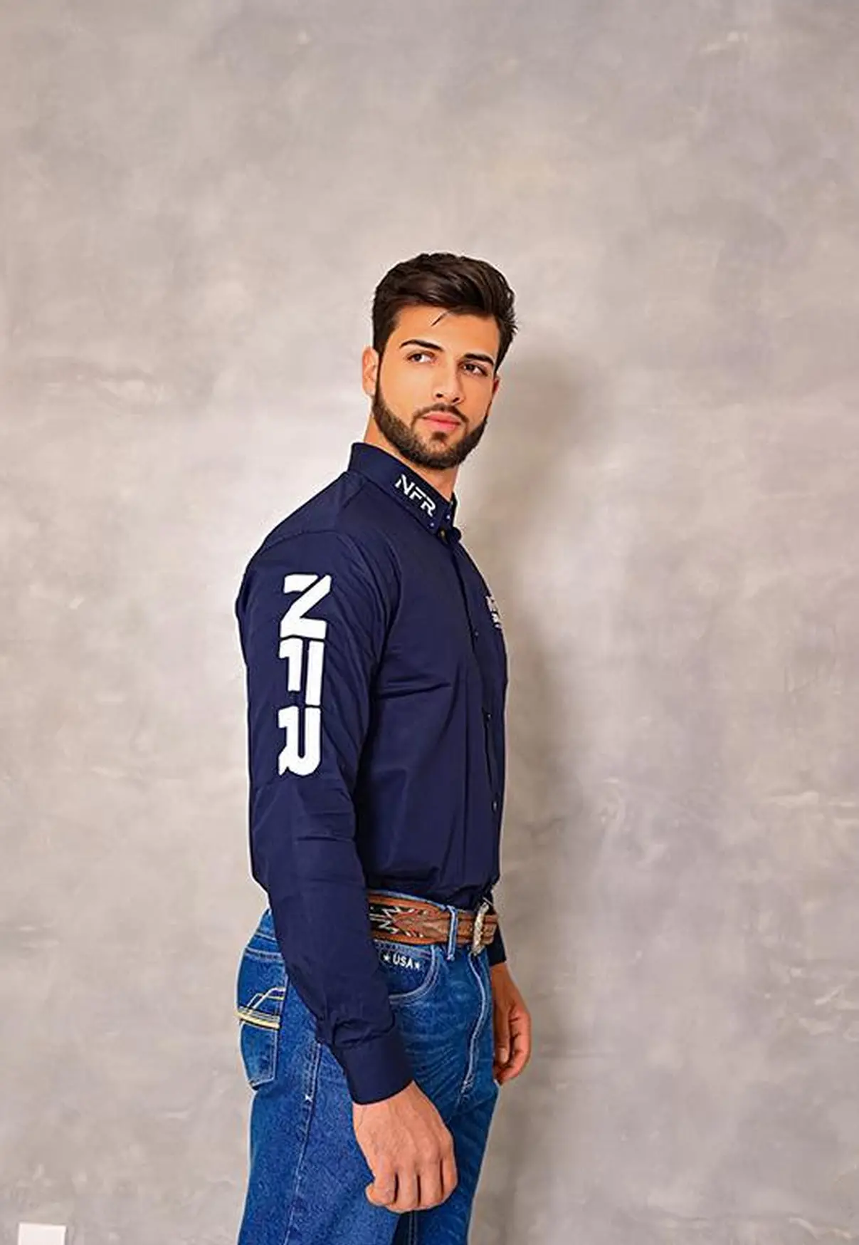 Camisa Masculina – Azul Marinho