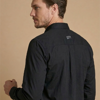 Camisa Masculina NFR Preta Slim - imagem 2
