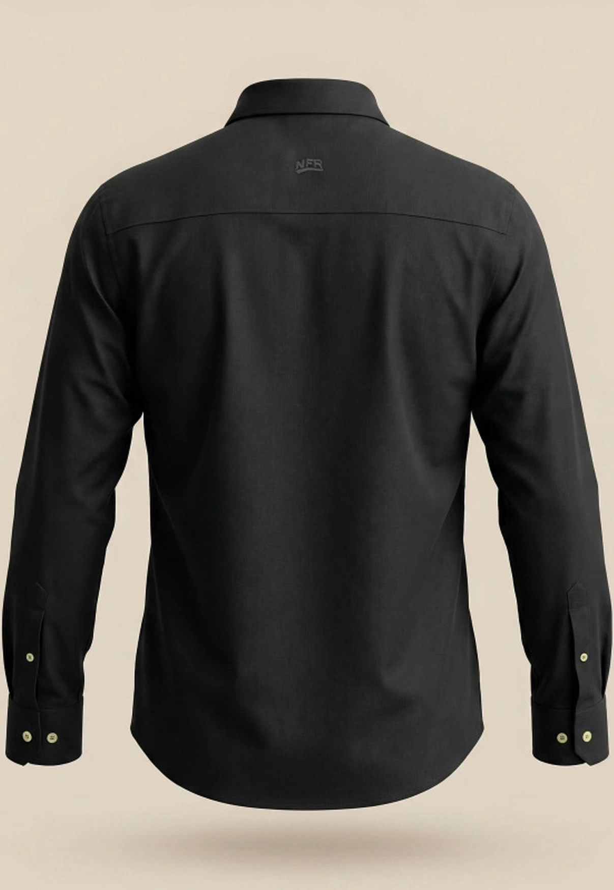 Camisa Masculina NFR Preta Slim