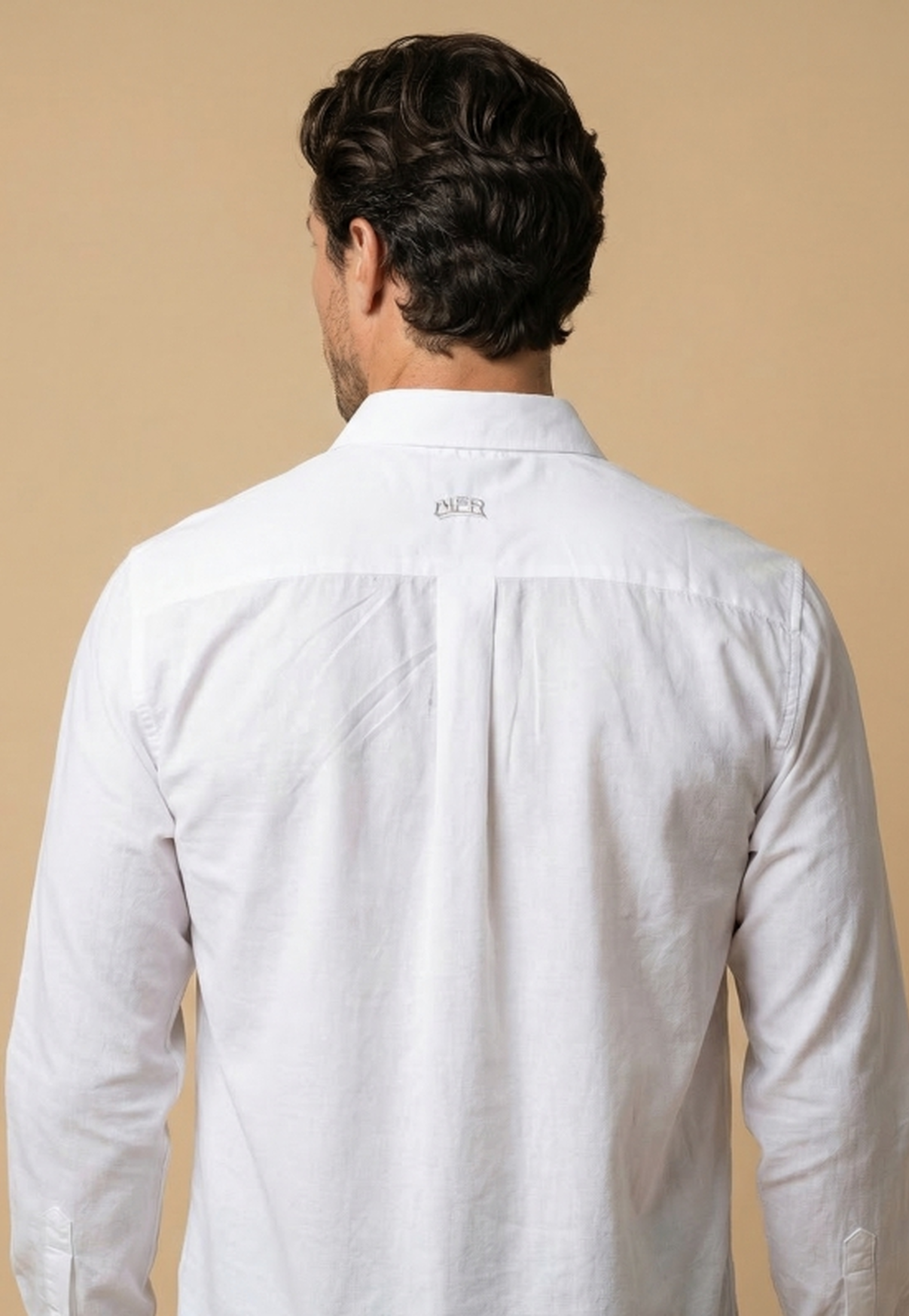 Camisa Masculina NFR Branca Slim