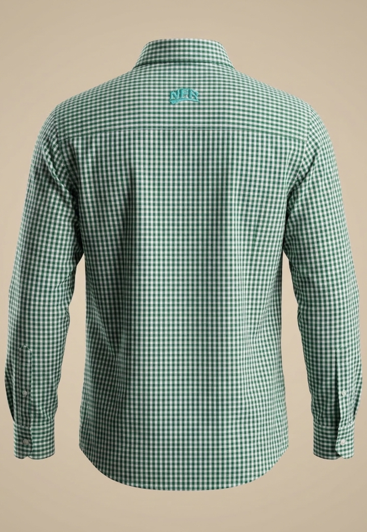 Camisa Masculina NFR Xadrez Verde