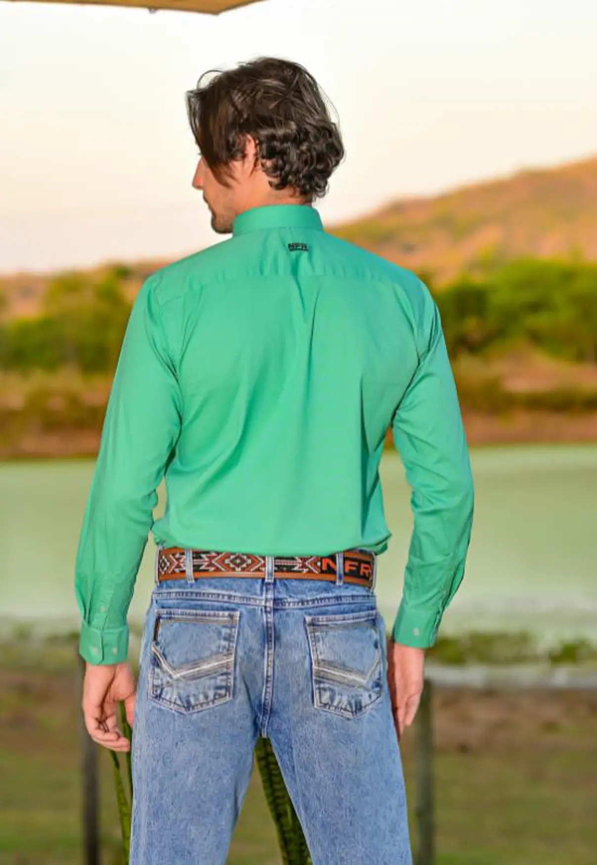 Camisa Masculina Basic – Verde