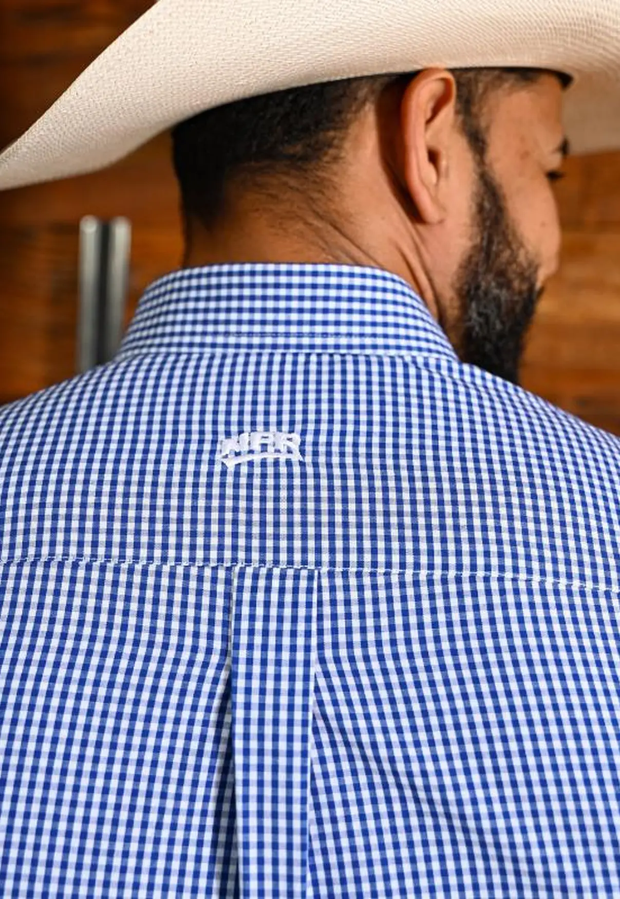 Camisa Masculina Xadrez Classic – Azul