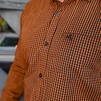 Camisa Masculina NFR Xadrez Ranch – Marrom - imagem 2