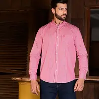 Camisa Masculina NFR Xadrez Classic – Vermelha - imagem 1