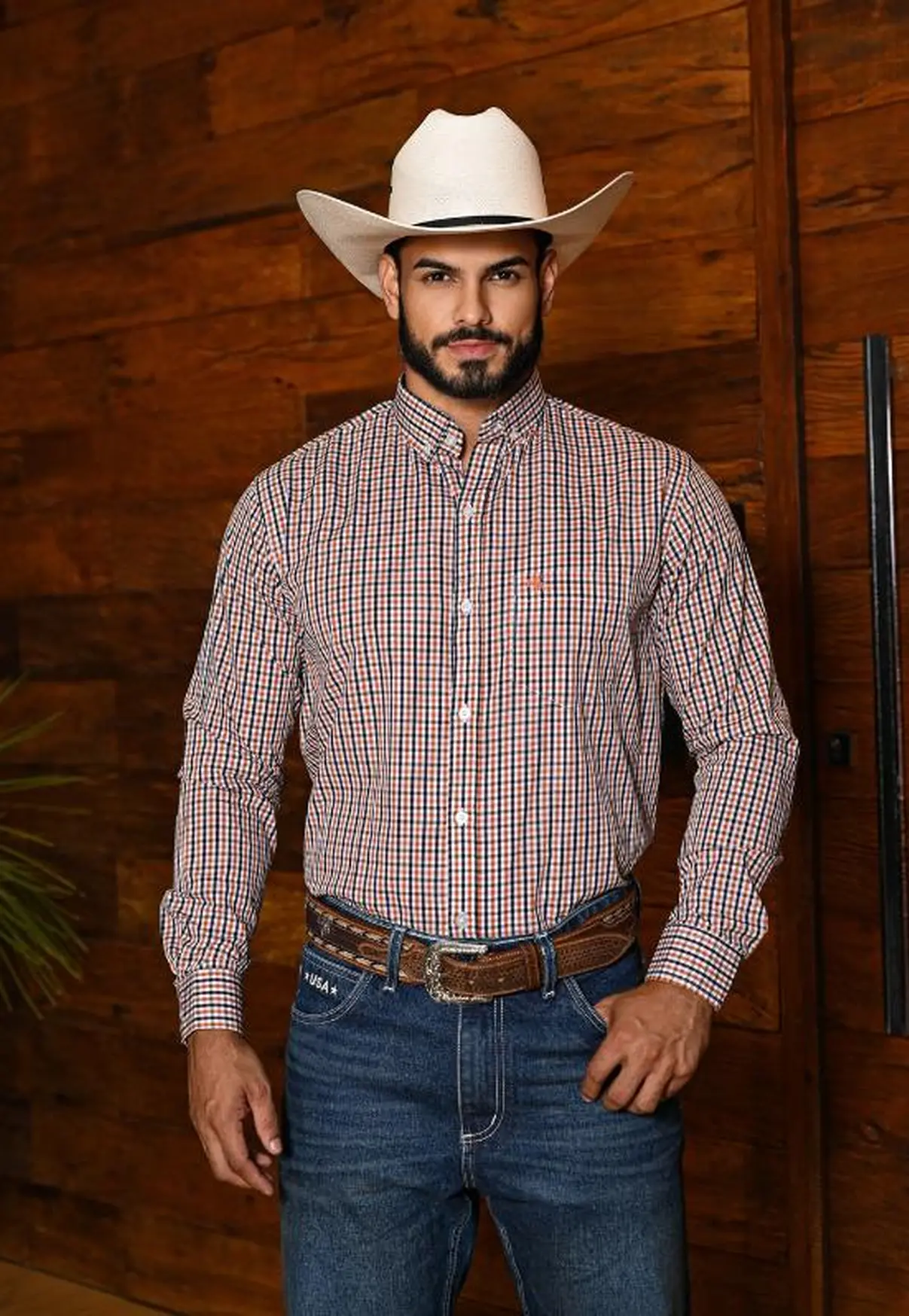Camisa Masculina Xadrez Premium