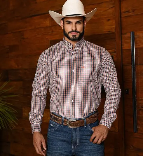 Camisa Masculina Xadrez Premium