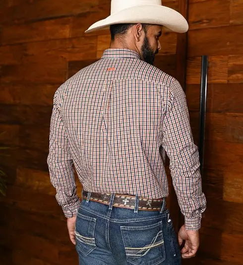 Camisa Masculina Xadrez Premium