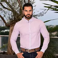 Camisa Masculina Xadrez Rosa - imagem 1