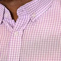 Camisa Masculina Xadrez Rosa - imagem 2