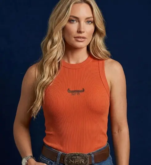 Regata Feminina Canelada – Laranja