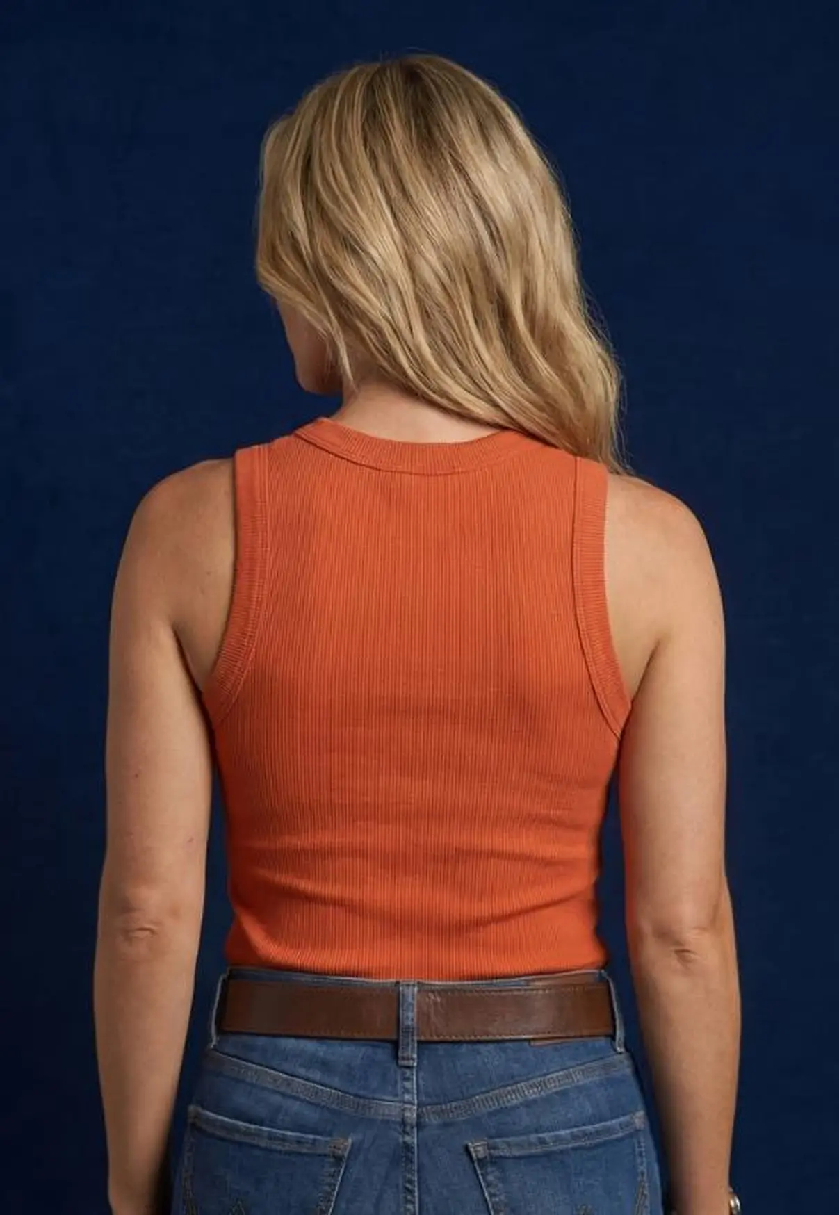 Regata Feminina Canelada – Laranja