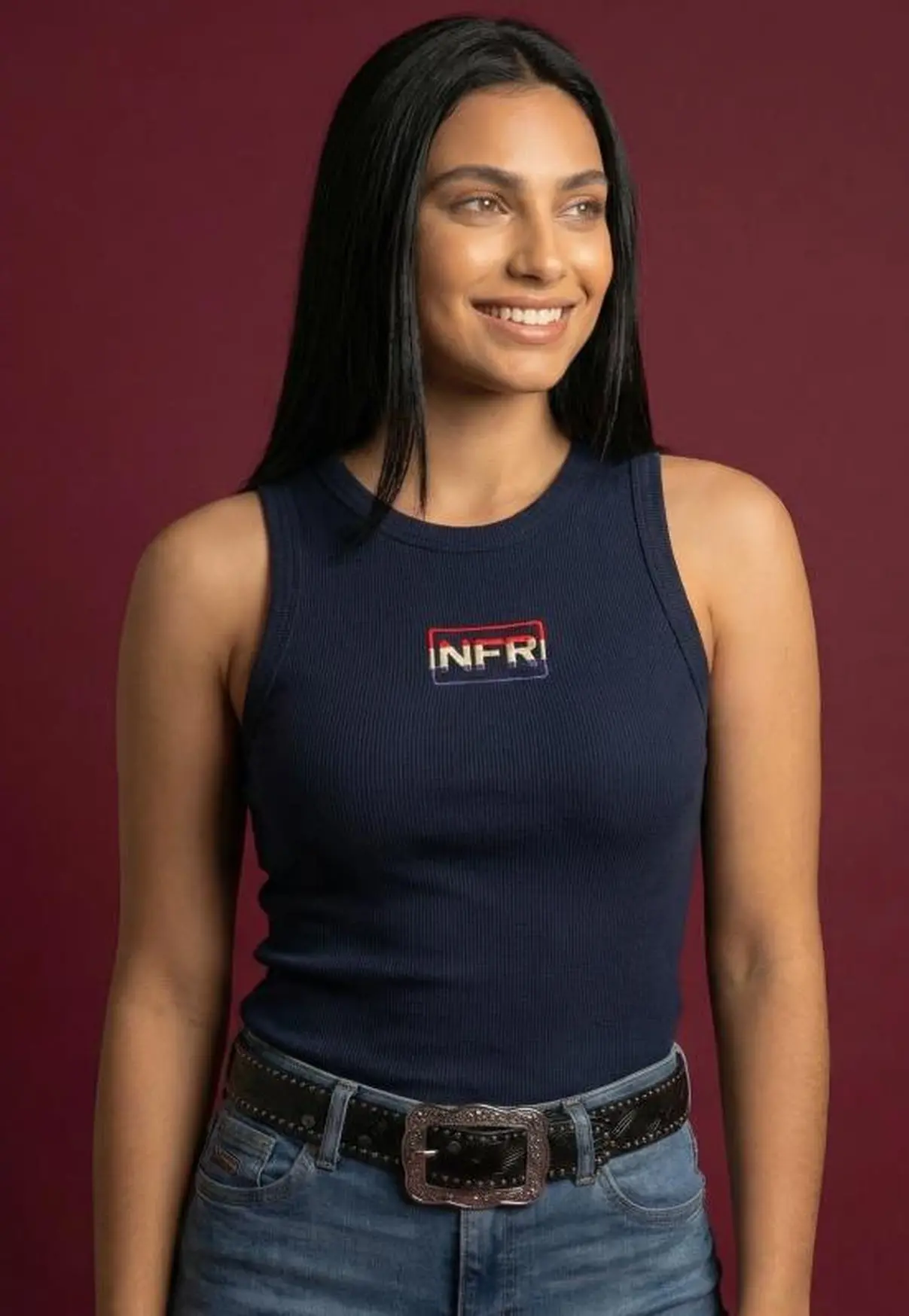 Regata Feminina NFR Canelada – Azul Marinho