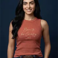 Regata Feminina NFR Canelada – Terracota - imagem 1