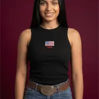 Regata Feminina NFR Canelada – Preta USA - imagem 1