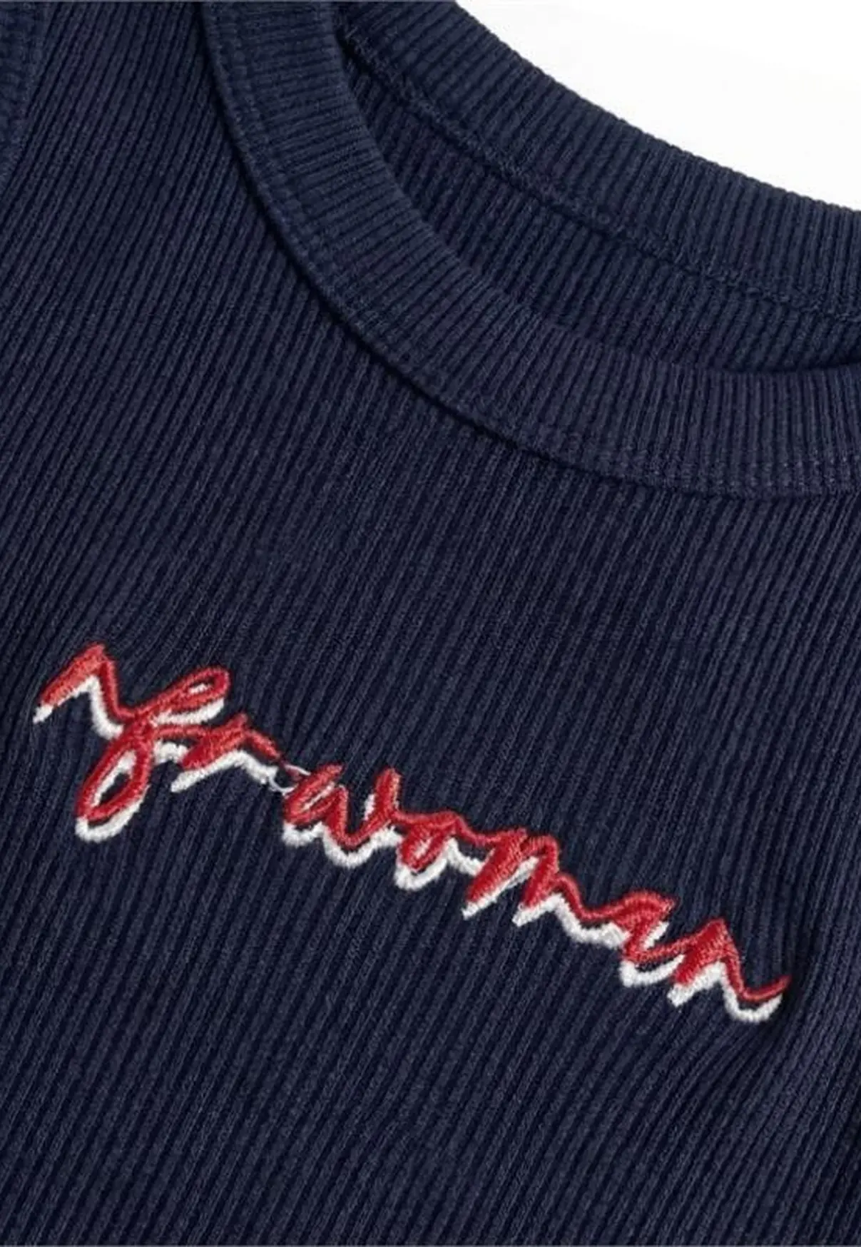 Regata Feminina Canelada – Azul Marinho NFR Woman