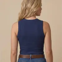 Regata Feminina Canelada – Azul Marinho NFR Woman - imagem 4