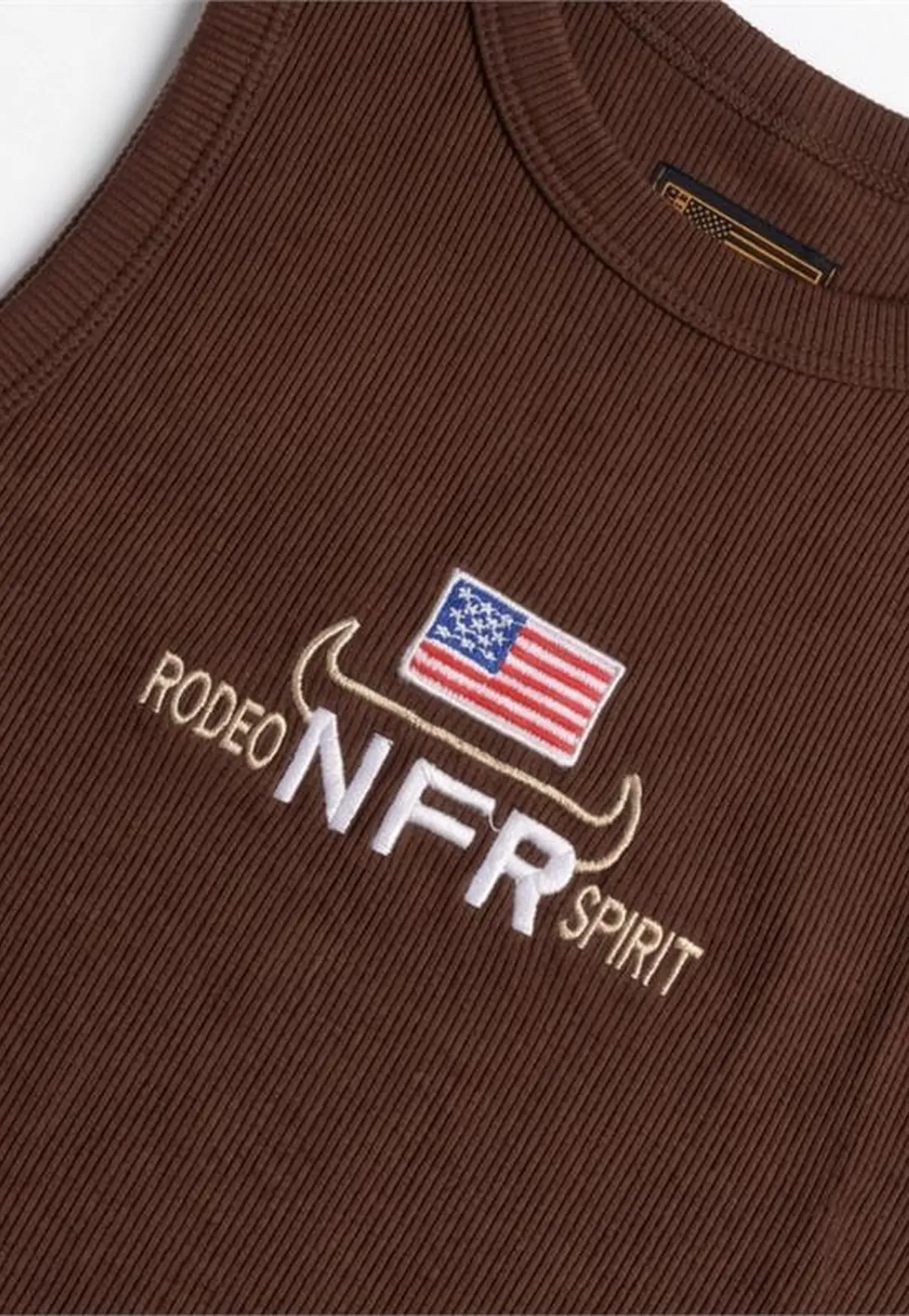 Regata Feminina NFR Canelada – Marrom