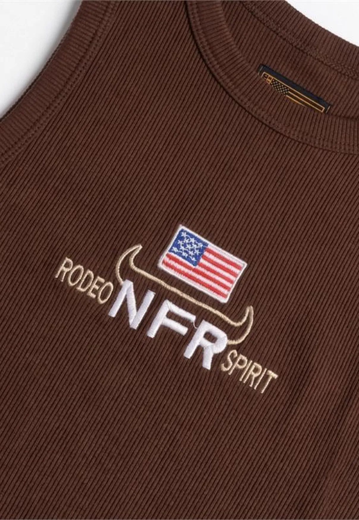 Regata Feminina NFR Canelada – Marrom