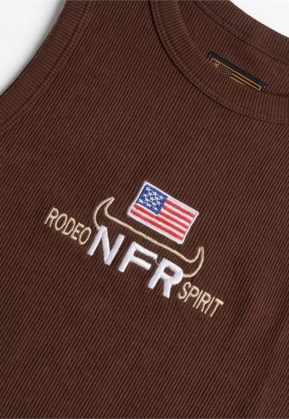 Regata Feminina NFR Canelada – Marrom