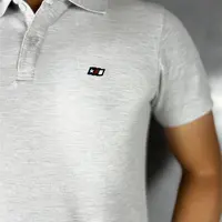 Polo Masculina NFR – Cinza Claro - imagem 2