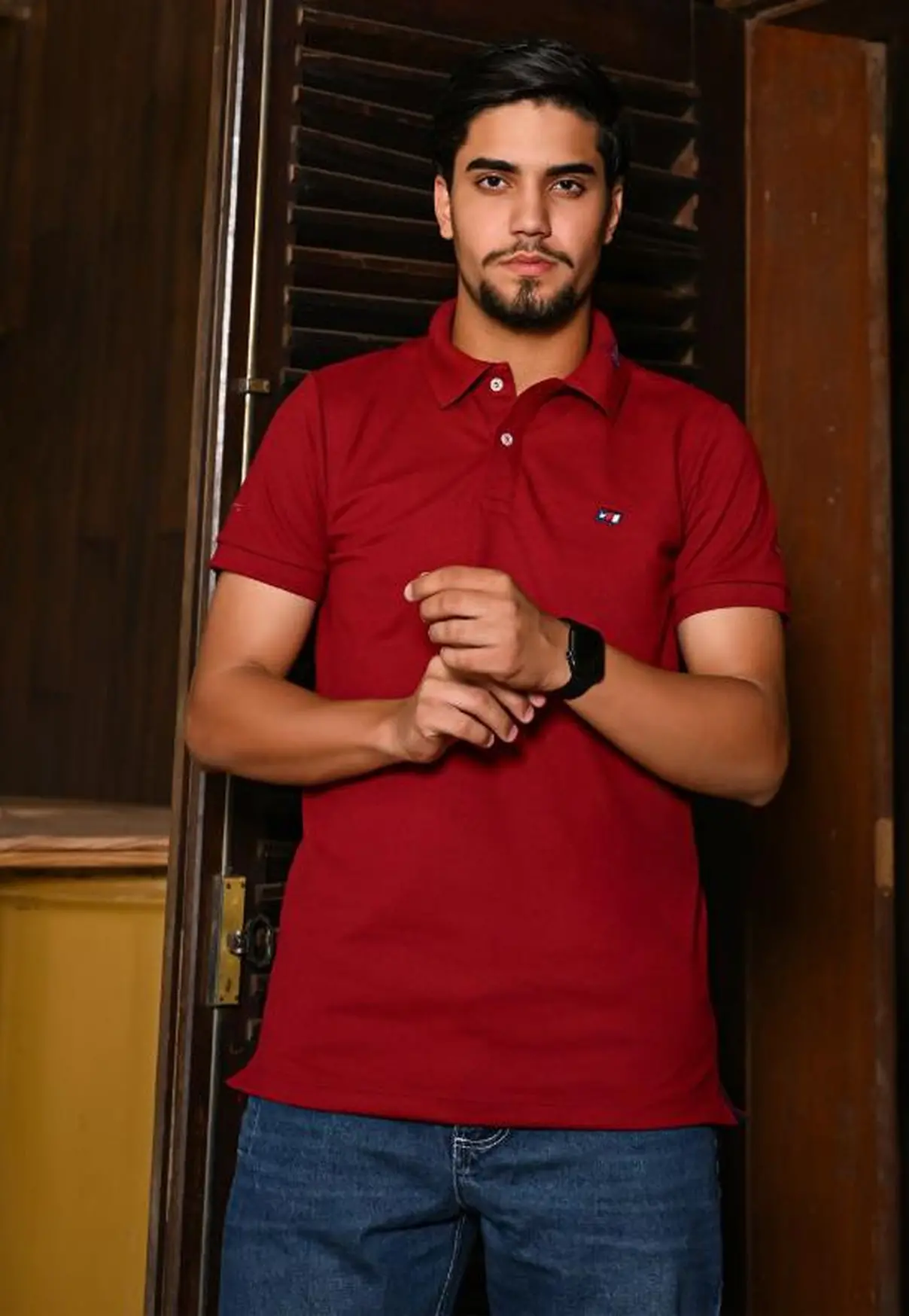 Polo Masculina NFR – Vermelho