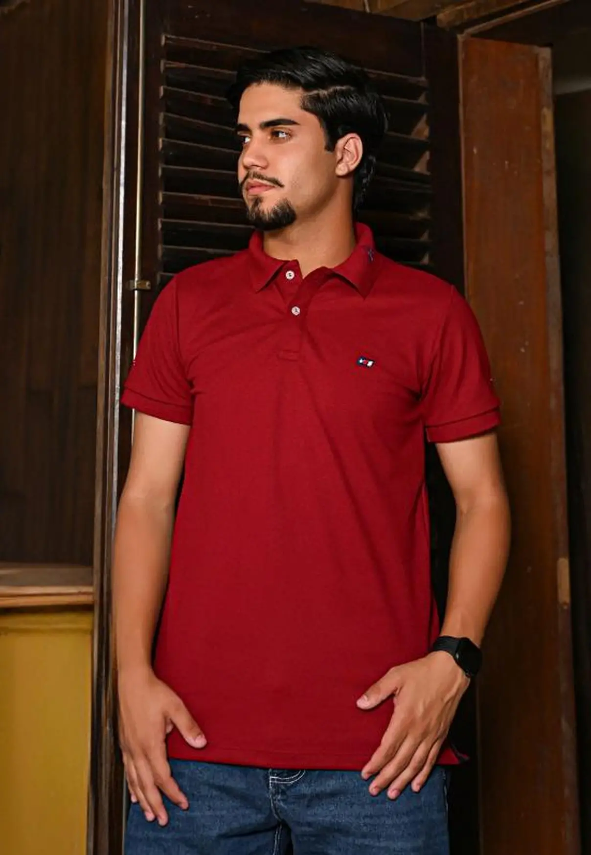 Polo Masculina NFR – Vermelho