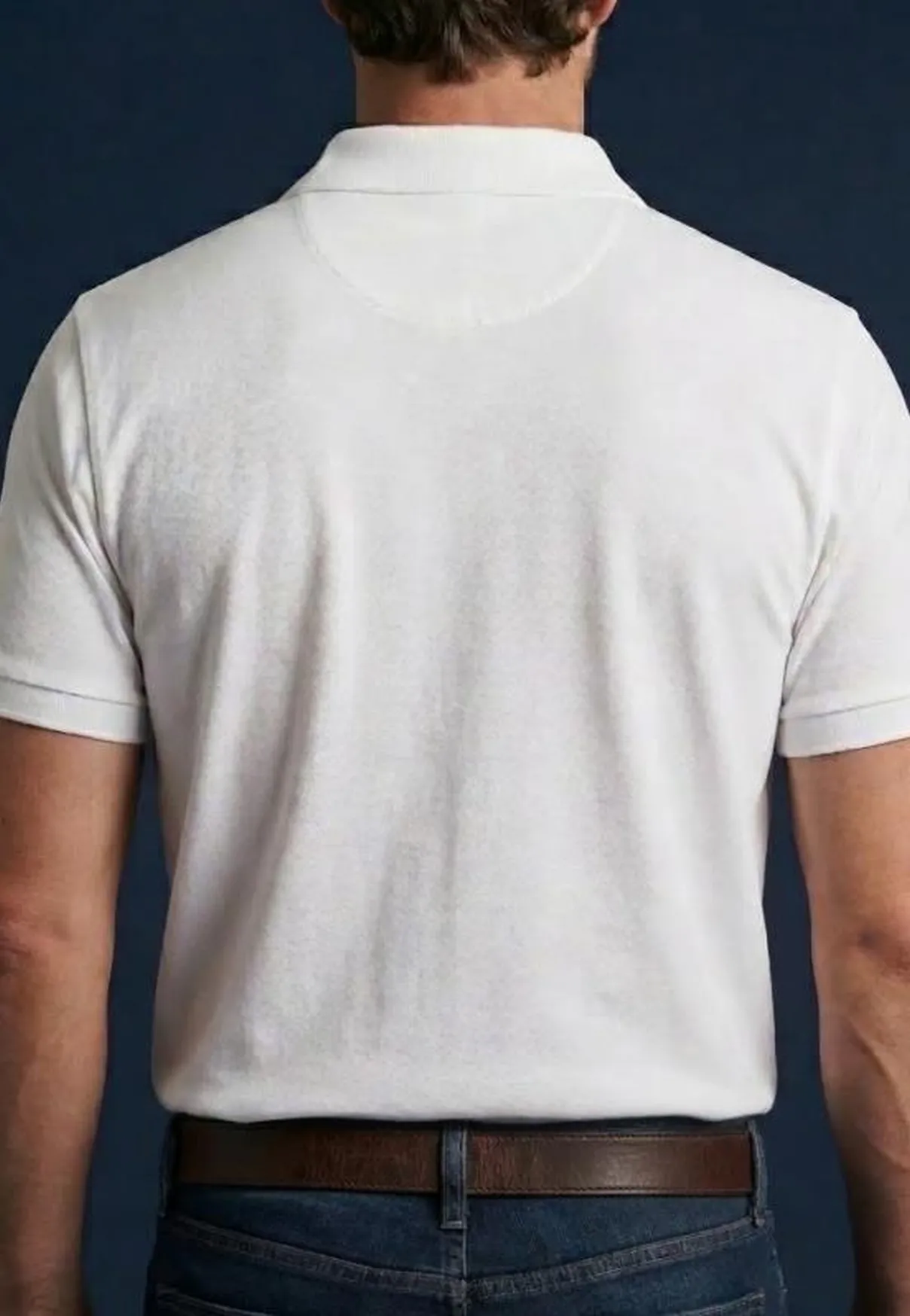Polo Masculina NFR – Branco Premium
