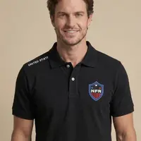 Polo Masculina NFR – Preto Premium - imagem 1