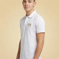 Polo Masculina NFR – Branco com Dourado - imagem 3