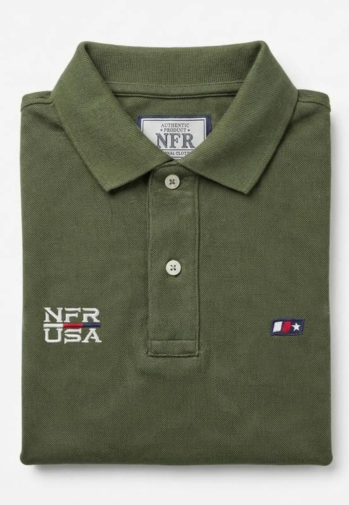 Polo Masculina NFR – Verde Militar