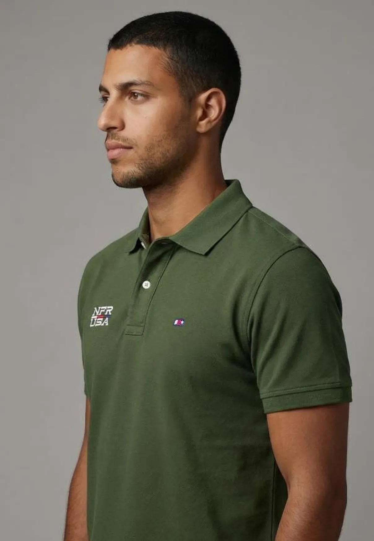 Polo Masculina NFR – Verde Militar