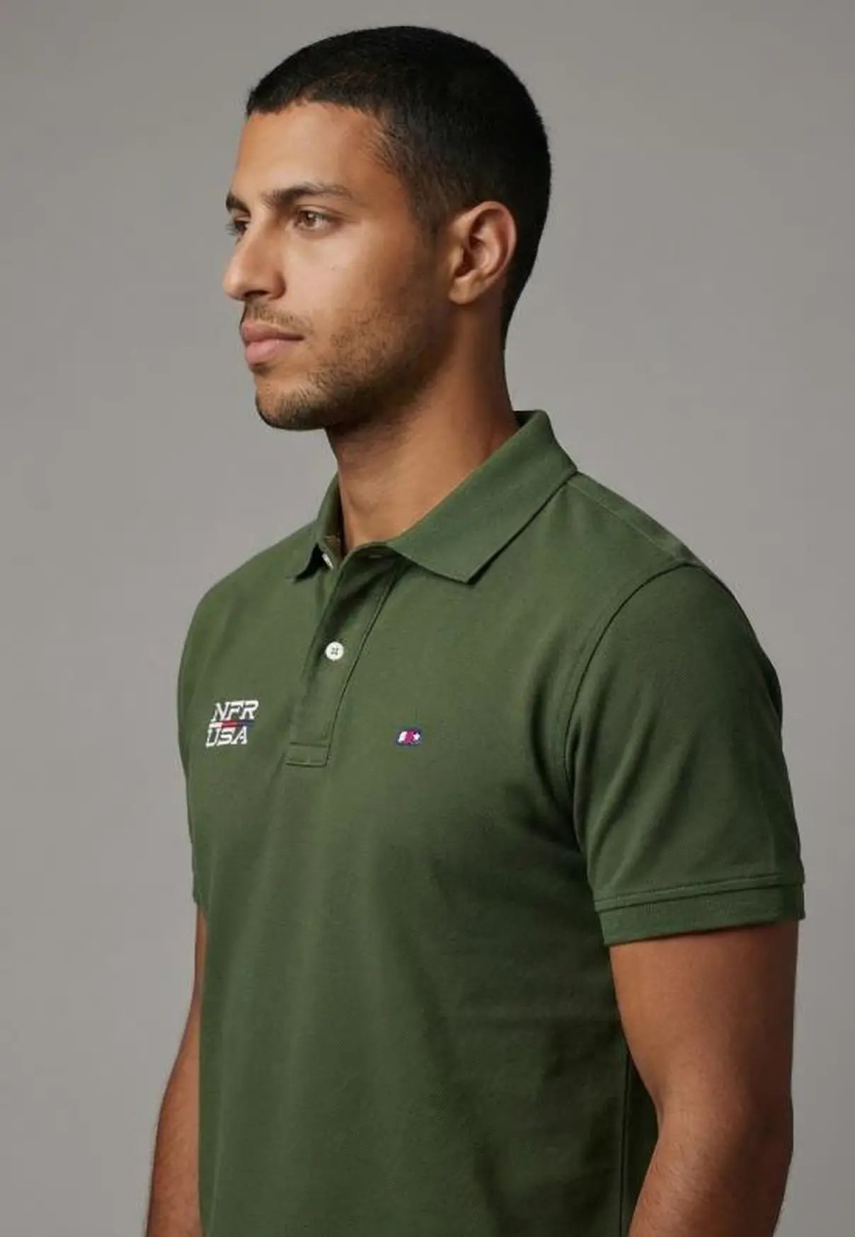 Polo Masculina NFR – Verde Militar