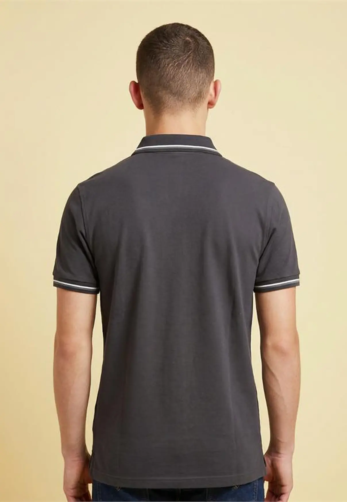 Polo Masculina NFR – Chumbo Premium