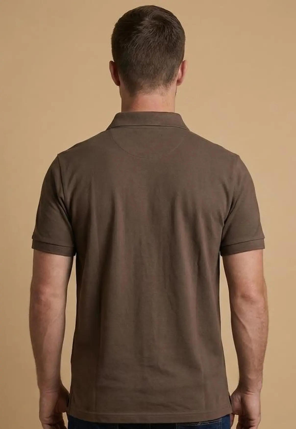 Polo Masculina NFR – Marrom Western