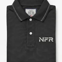 Polo Masculina NFR – Preto com Friso - imagem 2