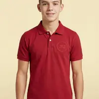 Polo Masculina NFR – Vermelho Clássico - imagem 1